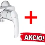 GROHE Eurosmart egykaros zuhany csaptelep 33555002 + Grohe Grohclean 500 ml tisztítószer (33555002A)Grohe Biztonságos fizetés