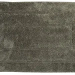 Aqualine Kádkilépő 50x80 cm, 100% acryl, csúszásmentes, sötétszürke (KP02S)Aqualine Expressz kézbesítés