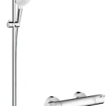 Akciós ár Hansgrohe Ecostat 1001 Combi szett 0,90m Crometta Vario kézizuhannyal 27813 400 (27813400)Hansgrohe