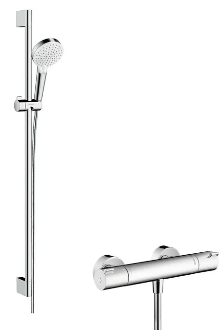 Akciós ár Hansgrohe Ecostat 1001 Combi szett 0,90m Crometta Vario kézizuhannyal 27813 400 (27813400)Hansgrohe