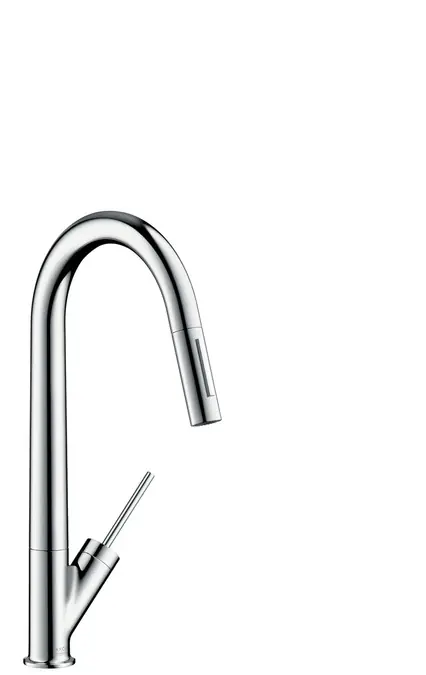 Népszerű Hansgrohe AXOR Starck Egykaros mosogató csaptelep kihúzható zuhannyal króm 10821000Axor