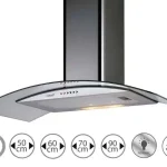 Exkluzív ajánlat Cata C GLASS halogén fali páraelszívó 90 cm, inox, 02008201Cata