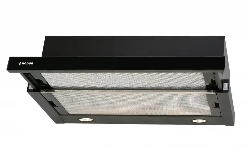 Kihagyhatatlan ajánlat Nodor EXTENDER 60 BLACK GLASS teleszkópos páraelszívó 60 cm, fekete, 1733Nodor