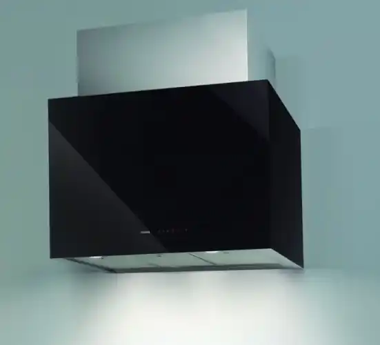 Nodor CUBE GLASS 700 BK fali páraelszívó 70 cm, fekete, 8415Nodor Gyors szállítás