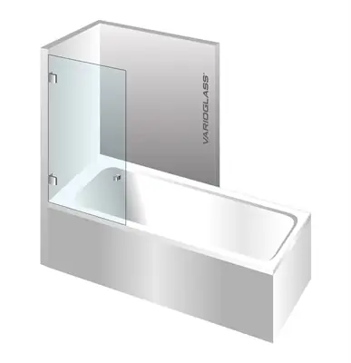 Azonnal elérhető Varioglass Globus 601 90x150 cm-es kádparaván, víztiszta üvegVarioglass