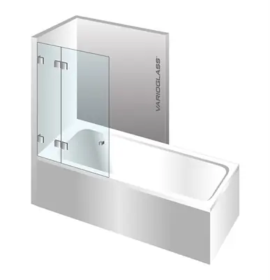 Szuper ajánlat Varioglass Globus 603 80x150 cm-es kádparaván, savmart üvegVarioglass