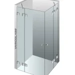 Prémium Varioglass Globus 214 100x100 cm-es zuhanykabin, víztiszta üvegVarioglass