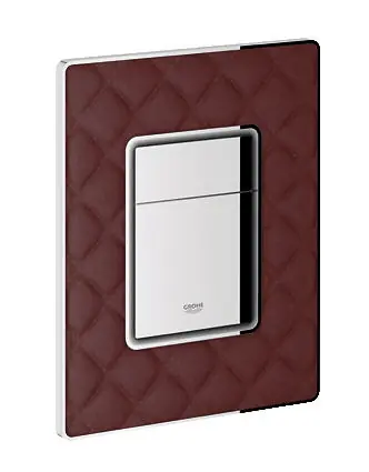 Akció Grohe Skate Cosmopolitan nyomólap, bőr/tanin piros 38913 XM0 (38913XM0)Grohe