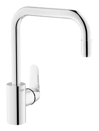 Különleges ajánlat Grohe Eurodisc Cosmopolitan egykaros mosogató csaptelep, nyitott rendszerű vízmelegítőhöz 32546 002 (32546002)Grohe
