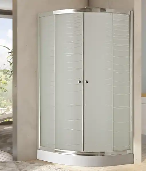 Szuper akció Niagara Wellness Lotus Wave 90x90 cm-es negyedköríves zuhanykabin zuhanytálcávalNiagara Wellness