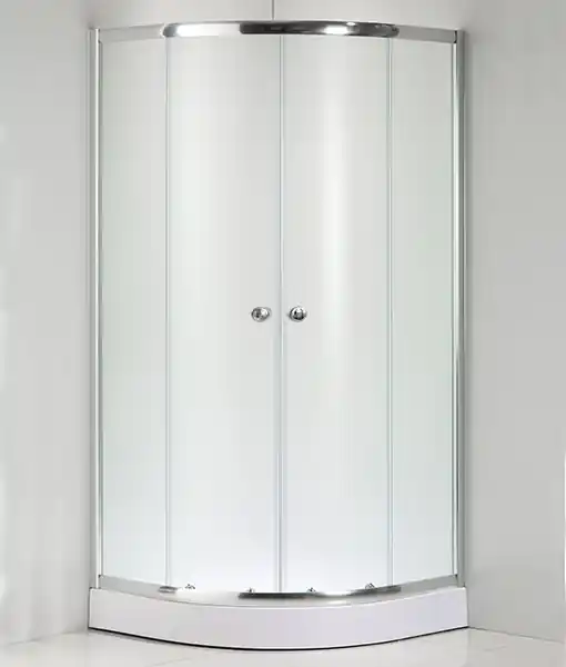 Bestseller N-Smart Lotus Frost 80x80 cm-es negyedköríves zuhanykabin NWZK-LOF8080N-smart