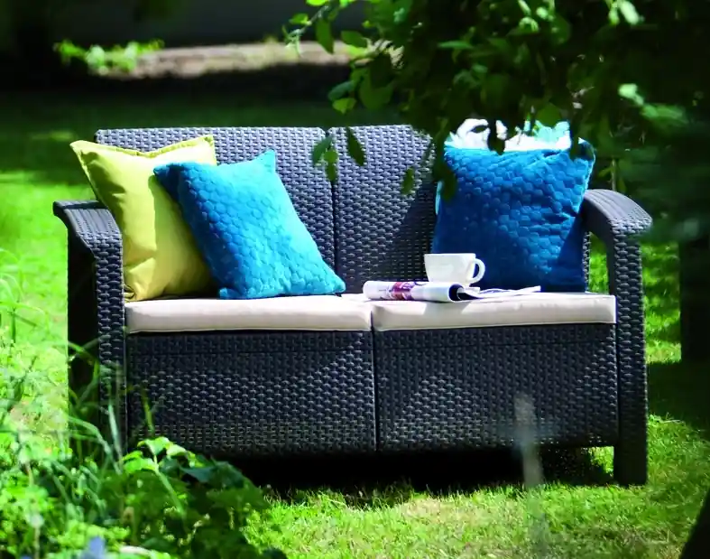 Ne maradj le Curver Corfu love seat kerti kanapéCurver
