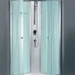 Gyors kiszállítás Leziter Marco White II íves hátfalas zuhanykabin, több méretben, Méret: 90x90 cmLeziter