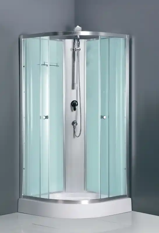 Gyors kiszállítás Leziter Marco White II íves hátfalas zuhanykabin, több méretben, Méret: 90x90 cmLeziter