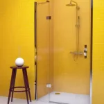 Gyors kiszállítás Arttec Infinity D zuhanyajtó fix fallal, baloldali beépítéssel, Zuhanyajtó méret: 160x195 cmArttec