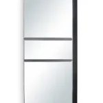Ajánlat Vertex Minimal magas szekrény, 2 ajtós, 1 fiókos, szennyestartós, üveg fronttalVertex