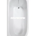Roltechnik Stone Long 168x75 cm öntött műmárvány kád 9910000Roltechnik Legjobb ár
