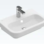 Kihagyhatatlan ajánlat Villeroy & Boch Architectura 55x38 cm kompakt mosdó túlfolyó nélkül, CeramicPlus felülettel 4189 56 R1 (418956R1)Villeroy & Boch