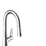 Hansgrohe M5116-H160 egykaros konyhai csaptelep 160 kihúzható zuhanyfejjel, króm 73850000Hansgrohe Vedd meg most