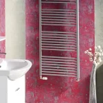 Aqualine 1330x450 egyenes fürdőszobai radiátor, 539 W, metálezüst (ILS34)Aqualine Exkluzív ajánlat