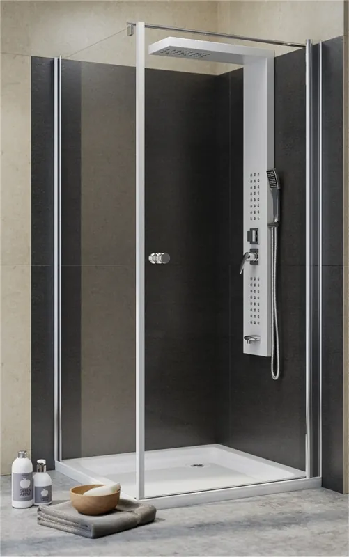Ajánlat Sanimix 90x90 cm zuhanykabin átlátszó üveggel, króm 22.261-90/2Sanimix