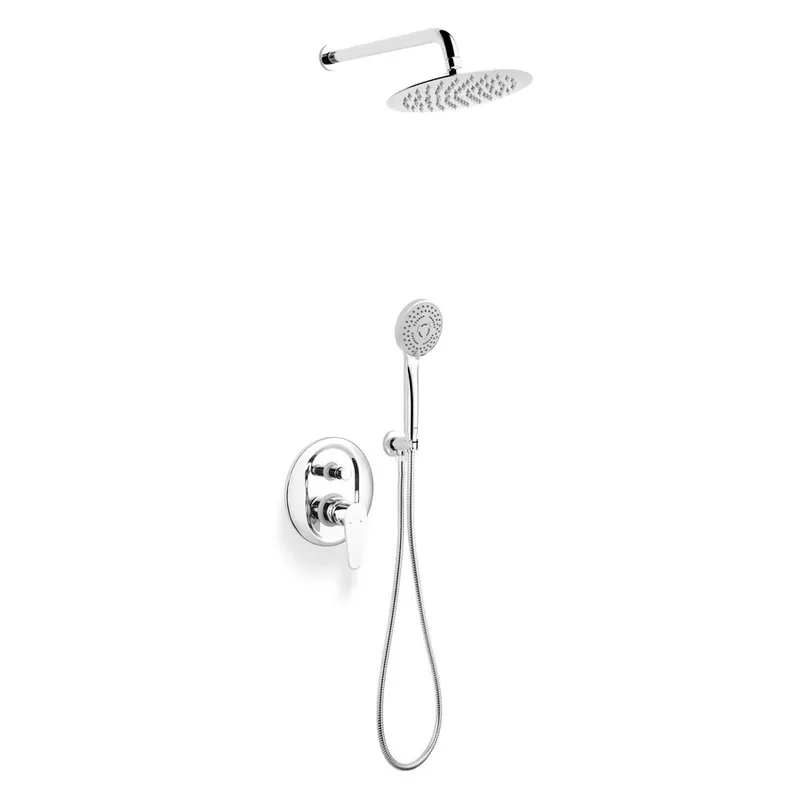 Biztonságos fizetés Ferro Algeo falsík alatti zuhanyszett (BAG7P-SET1-S)Ferro
