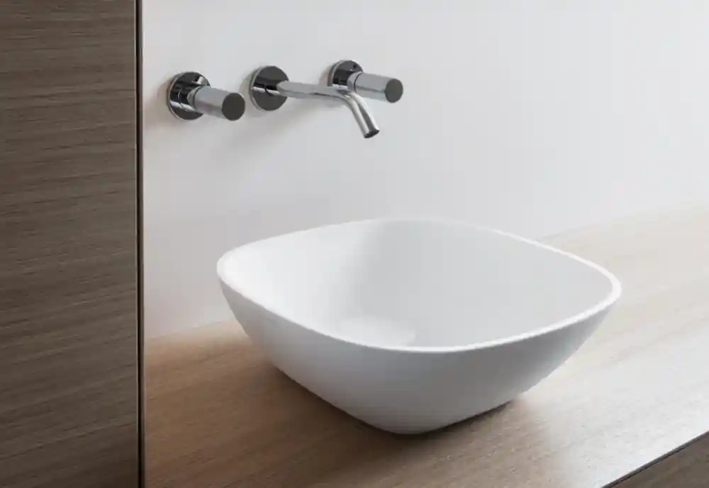 Laufen INO 35x35 cm ráültethető mosdó túlfolyó nélkül H8123000001121 (8.1230.0.000.112.1)Laufen Prémium