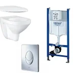 Grohe Rapid SL Projekt falsík alatti wc tartály komplett szett SZP-GR12 (38840000, 38505000, 39491000, 39492000)Grohe Akció