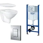 Rendeld meg most Grohe Rapid SL Projekt falsík alatti wc tartály komplett szett SZP-GR13 (38840000, 38732000, 39491000, 39492000)Grohe