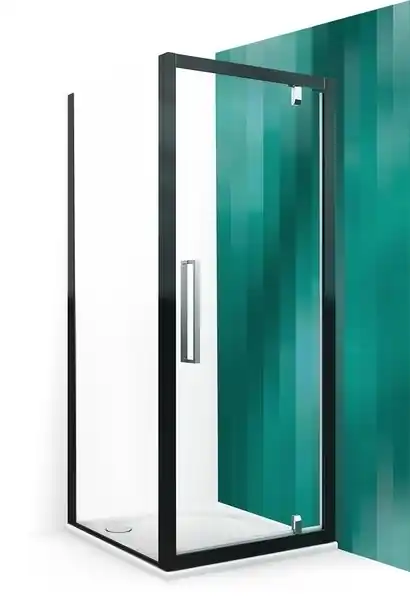 Kedvezményes ár Roltechnik Exclusive Line ECDBN/900 zuhanyfal (EGY AJTÓT TARTALMAZ!) (black elox, transparent, 563-9000000-05-02)Roltechnik
