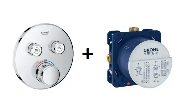 Expressz kézbesítés GROHE Grohtherm SmartControl termosztátos színkészlet beépítőtesttel SZP-GR10 (29119000, 35600000)Grohe