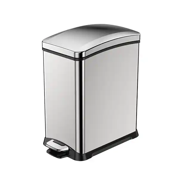 Ne maradj le Sapho REJOICE szemetes, 8 l, pedálos, soft close, szálcsiszolt rozsdamentes acél (DR508)Sapho