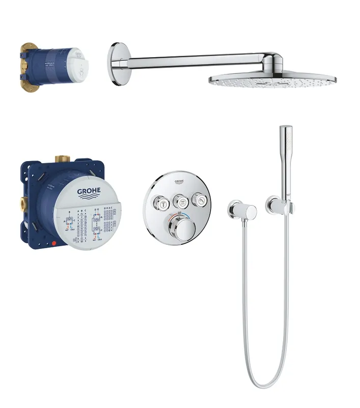Grohe Grohtherm Smartcontrol Falsík alatti termosztátos zuhanyrendszer 34705000Grohe Korlátozott ajánlat