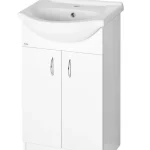Akció AQUALINE SIMPLEX ECO 50 mosdótartó szekrény HF050 mosdóval 47x83,5x29cm (SIME500)Aqualine