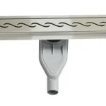 Vedd meg online Wellis Wavy W-Drain prémium rozsdamentes acél zuhanyfolyóka szett, 700 mm WE00085Wellis