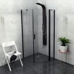 Rendeld meg most Sapho POLYSAN ZOOM LINE BLACK íves zuhanykabin, 90x90 cm, jobbos, fekete (ZL2615BR)Polysan