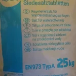 Claramat tablettázott regeneráló só vízlágyító berendezésekhez 25 kgNoName Alacsony ár