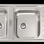 Legjobb ár Rodi URBAN 116 2B 1D 1160X500 rozsdamentes mosogatóRodi
