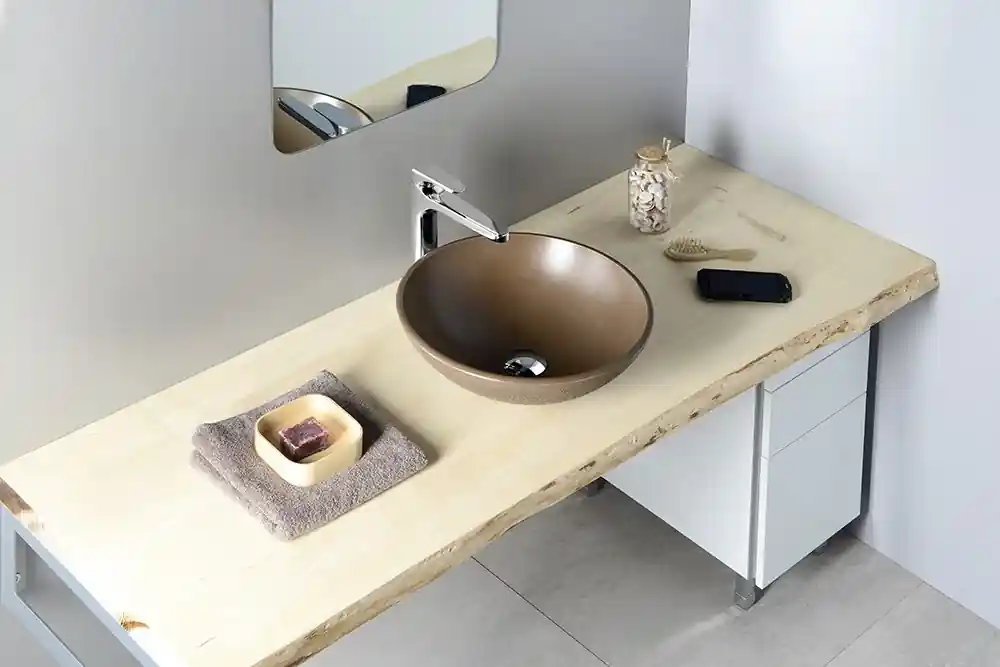 Sapho FORMIGO beton mosdó, 41cm, sötét barna (FG004)Sapho Vedd meg most