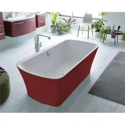 Kolpa-San Marilyn-FS 180x90/MO RED/WH szabadon álló fürdőkád levegő masszázs rendszerrel 592240Kolpa-San Outlet