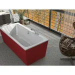Kolpa-San Eroica-FS 180x80/O RED/WHITE szabadon álló fürdőkád 596330Kolpa-San Legjobb ár