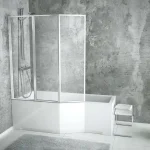 Besco Integra 170x75/56 cm-es kád 3 részes kádparavánnal balosBesco Különleges ajánlat