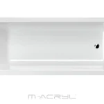 M-Acryl Sandra 160x70 cm egyenes kád kádlábbal, fehér 12390M-Acryl Szuper ajánlat