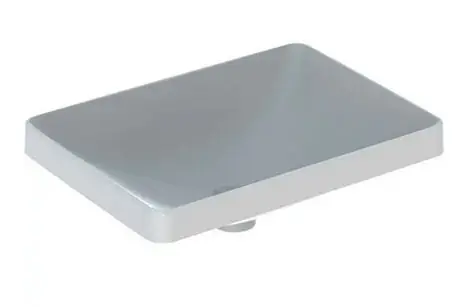 Geberit VariForm 55x40 cm szögletes beépíthető mosdó túlfolyó nélkül 500.738.01.2Geberit Szuper ajánlat