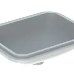 Gyors szállítás Geberit VariForm 53x44 cm alulról beépíthető mosdó túlfolyó nélkül 500.762.01.2Geberit