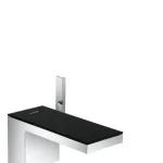 Kedvezmény Hansgrohe AXOR MyEdition egykaros mosdócsaptelep 70 push-open lefolyóval, króm/fekete üveg 47010600Axor