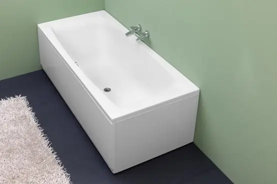 Kiárusítás Kolpa-San Aida 180x80/MO-1 Előlapos egyenes fürdőkád vízmasszázs rendszerrel 993860Kolpa-San