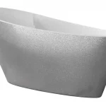 Besco Keya Glam 165x70 cm szabadonálló kád, silverBesco Biztonságos fizetés