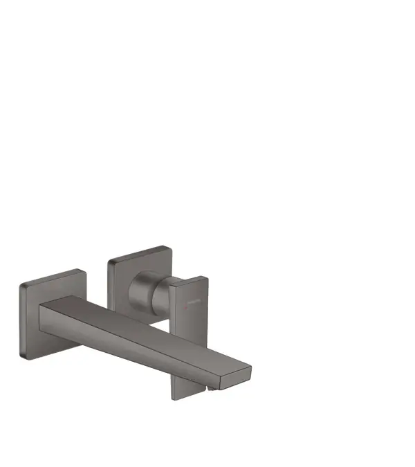 Kihagyhatatlan ajánlat Hansgrohe Metropol egykaros falsík alatti mosdócsaptelep 225mm-es kifolyóval, szálcsiszolt fekete króm 32526340Hansgrohe