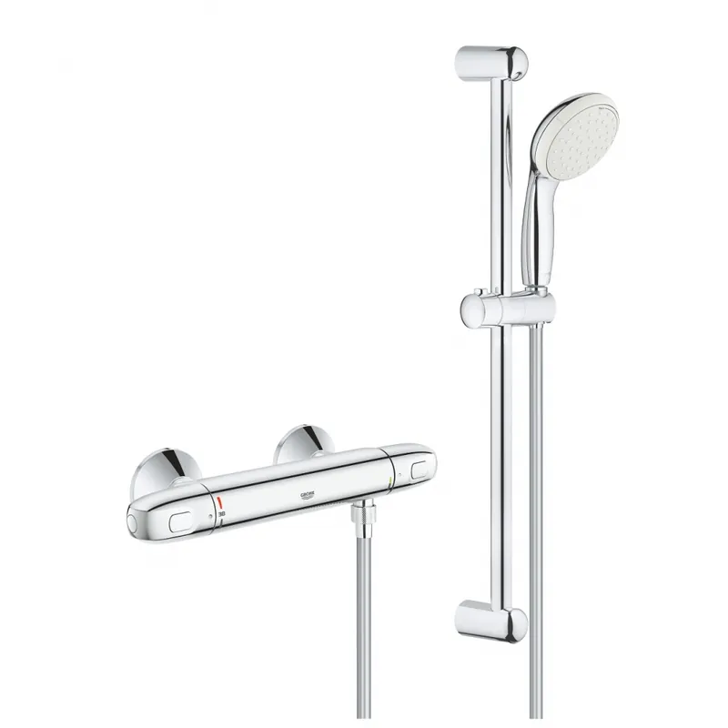 Grohe Grohtherm 1000 termosztátos zuhanycsaptelep zuhanyszettel 34151004Grohe Korlátozott ajánlat